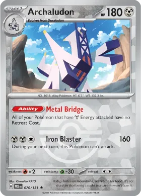 Archaludon (PRE 70) Prismatic Evolutions