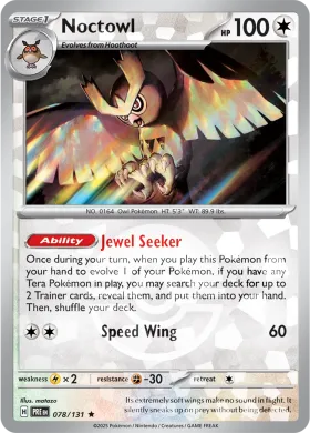 Noctowl (PRE 78) Prismatic Evolutions