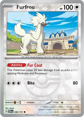 Furfrou (PRE 88) Prismatic Evolutions