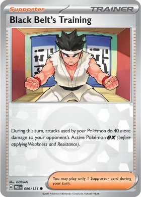 Black Belt's Training (PRE 96) Prismatic Evolutions