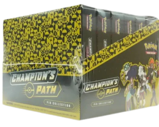 Champion's Path: Pin Collection Display - Ballonlea, Spikemuth, & Hammerlocke Gyms