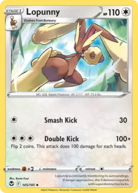 Lopunny (SIT 145) Silver Tempest