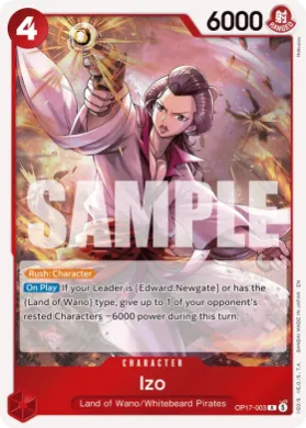 Izo (OP17 003) The World's Strongest Warriors