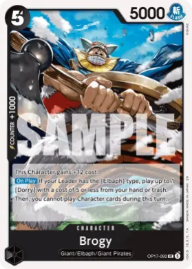 Brogy (OP17 092) The World's Strongest Warriors