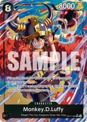 Monkey.D.Luffy (OP17 093) The World's Strongest Warriors
