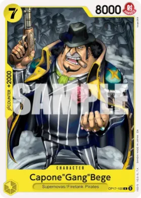 Capone"Gang"Bege (OP17 100) The World's Strongest Warriors