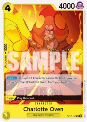 Charlotte Oven (OP17 102) The World's Strongest Warriors