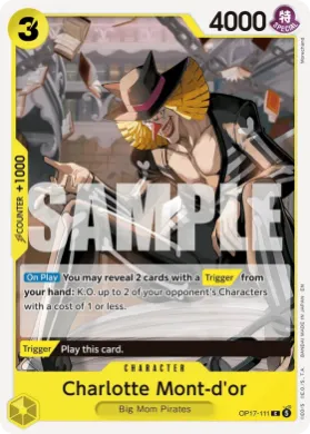 Charlotte Mont-d'or (OP17 111) The World's Strongest Warriors