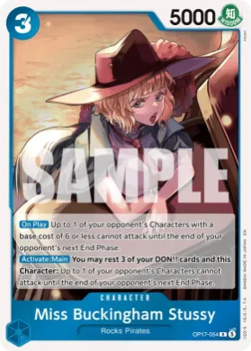 Miss Buckingham Stussy (OP17 054) The World's Strongest Warriors