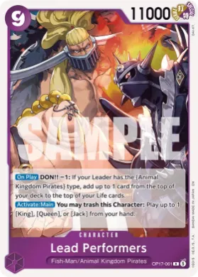 Lead Performers (OP17 061) The World's Strongest Warriors