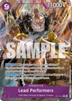 Lead Performers (OP17 061) The World's Strongest Warriors