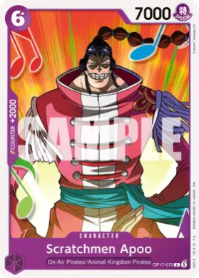 Scratchmen Apoo (OP17 070) The World's Strongest Warriors