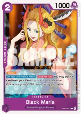 Black Maria (OP17 072) The World's Strongest Warriors