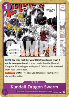 Kundali Dragon Swarm (OP17 077) The World's Strongest Warriors