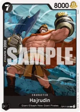Hajrudin (OP17 088) The World's Strongest Warriors
