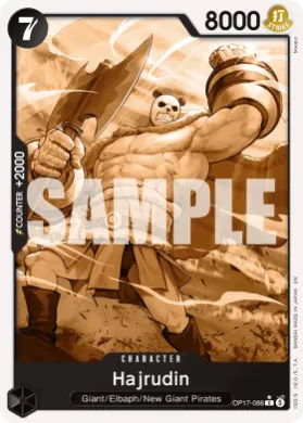 Hajrudin (OP17 088) The World's Strongest Warriors