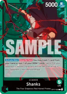 Shanks (OP17 020) The World's Strongest Warriors