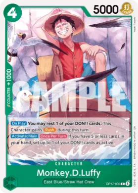 Monkey.D.Luffy (OP17 030) The World's Strongest Warriors