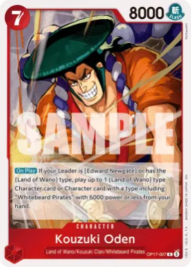 Kouzuki Oden (OP17 007) The World's Strongest Warriors