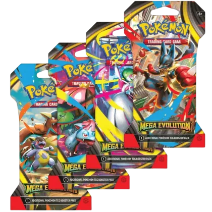 Mega Evolution: Sleeved Booster Pack Art Set
