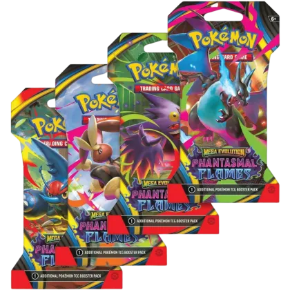 Phantasmal Flames Sleeved Booster Pack Art Set