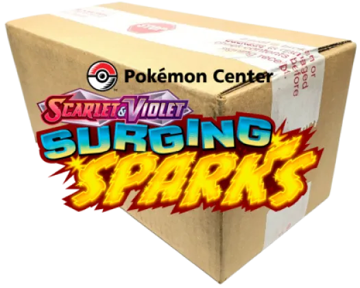 Surging Sparks: Pokemon Center Elite Trainer Box Case