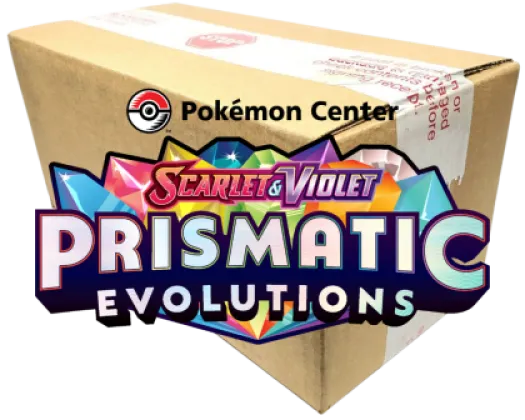 Prismatic Evolutions: Pokemon Center Elite Trainer Box Case