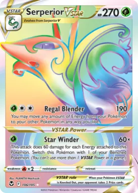 Serperior VSTAR (SIT 196) Silver Tempest