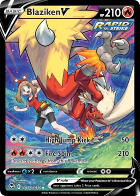 Blaziken V (SIT TG14) Silver Tempest