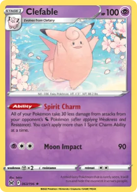 Clefable (LOR 63) Lost Origin