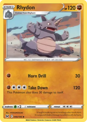 Rhydon (LOR 90) Lost Origin