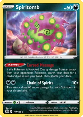 Spiritomb (LOR 117) Lost Origin