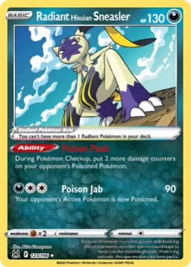 Radiant Hisuian Sneasler (LOR 123) Lost Origin