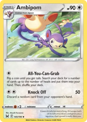 Ambipom (LOR 145) Lost Origin