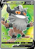 Galarian Perrserker V (LOR 183) Lost Origin