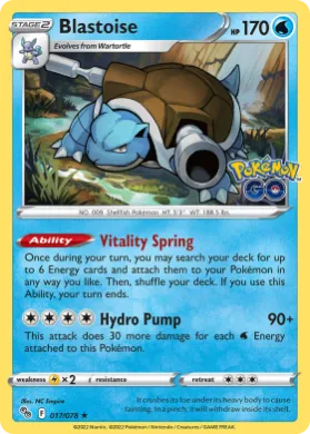 Blastoise (PGO 17) Pokémon GO