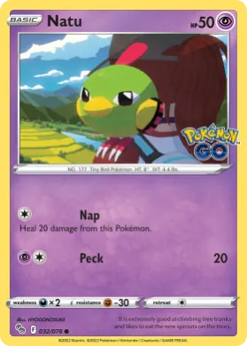 Natu (PGO 32) Pokémon GO