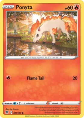 Ponyta (ASR 21) Astral Radiance