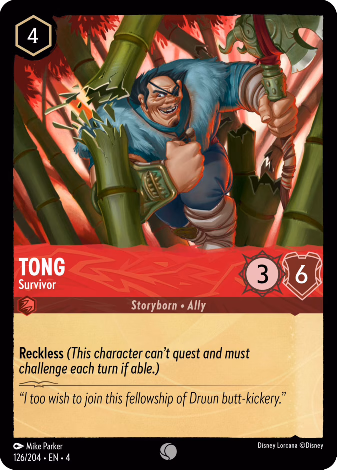 Tong - Survivor 126/204