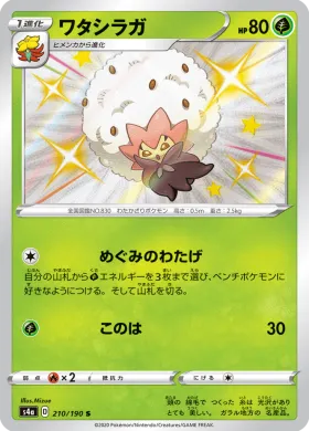ワタシラガ (Eldegoss) (S4a 210) Shiny Star V