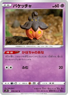 バケッチャ (Pumpkaboo) (S7D 16) Towering Perfection