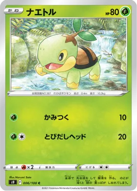 ナエトル (Turtwig) (S9 6) Star Birth