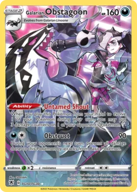 Galarian Obstagoon (ASR TG10) Astral Radiance