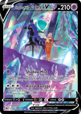 Shadow Rider Calyrex V (ASR TG17) Astral Radiance