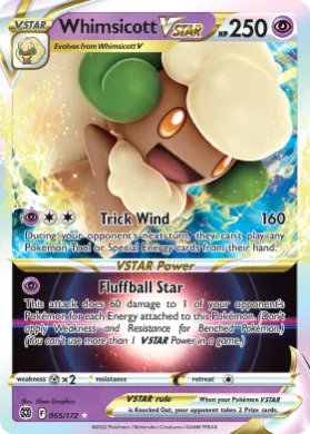 Whimsicott VSTAR (BRS 65) Brilliant Stars