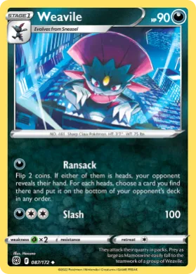 Weavile (BRS 87) Brilliant Stars