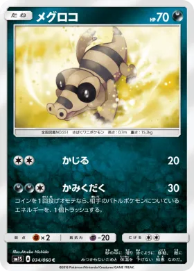 メグロコ (Sandile) (SM1S 034) Collection Sun