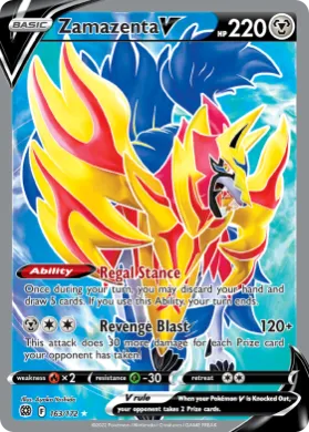 Zamazenta V (BRS 163) Brilliant Stars