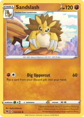 Sandslash (FST 132) Fusion Strike