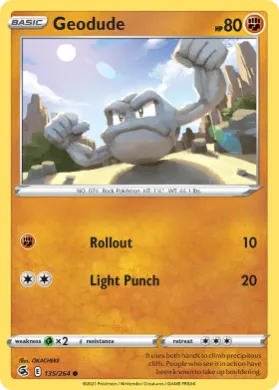 Geodude (FST 135) Fusion Strike